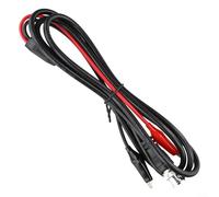 MoSundi 1m Pure Copper Core BNC Q9 Oscilloscope Cable with Dual Clip Test Probes, Black Red(1.5m)