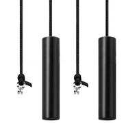 MoSundi 2 Pack Light Switch Pull Cord Handle with 1.5m Rope, Zinc Alloy Extension for Bathroom Fan Ceiling Light Curtain Blinds