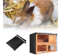 MoSundi 210D Waterproof Silver Coated Oxford Cloth Double-Layer Pet Cage Cover, 4FT 122 x 50 x 105cm, for Black