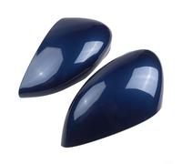 MoSundi 2P Dark Blue Side Wing Mirror Cap Covers for Ford Fiesta MK7 2008-2017, Quality Plastic Replacement, L/R