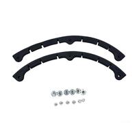 MoSundi 2pc Curved Snowboard Nose Guard Bar for Edge Wear Resistance Designed for Snowboard Deck Protection and Ski Skateboard Use(L)