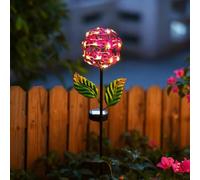 MoSundi 31.5in Tall Solar Flower Light Hydrangea Design(B)