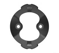 MoSundi 3D Printed Aluminum Bicycle GPS Mount for Garmin Edge 540 840, Lightweight Holder Bracket Repair Base with Screws, Secure Fit, Gray(Aluminum alloy)