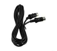 MoSundi 3m 13-Pin DIN CD Changer to Head Unit Extension Cable, Black Audio Lead Compatible with for Kenwood Radios, Long Reach Design for Easy In-Car Music Connection
