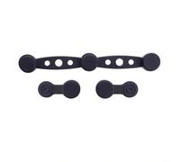 MoSundi 3Pack Air Fryer Silicone Magnet Clips, Air Fryer Silicone Buckle With Magnetic Attachment To Fix Parchment Paper, Prevents Paper From Shifting(Black)