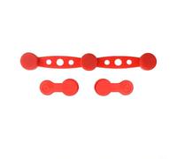 MoSundi 3Pack Air Fryer Silicone Magnet Clips, Air Fryer Silicone Buckle With Magnetic Attachment To Fix Parchment Paper, Prevents Paper From Shifting(Red)