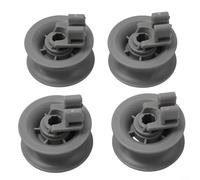 MoSundi 4 Pack Upper Basket Roller Set 611666 For Bosch Dishwasher Parts Wheels 14mm Width