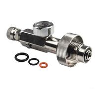 MoSundi 4500PSI Diving DIN Air Inflation Station Adapter With For G5 Or 8 Threaded Input And 8Mm Quick Disconnect Output, Suitable For Inflating Diving Cylinders And Other Air Inflation Equipment.