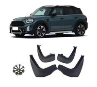 MoSundi 4Pcs Mudguards,for Mini Countryman F60 2017, Black ABS Flaps