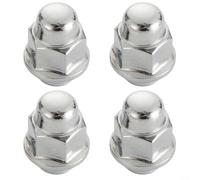MoSundi 4x Wheel Nuts for Hyundai i10 i20 i30 i40, Alloy Lug Bolt 52950-3Y000, x 1.5 Silver Replacement Studs