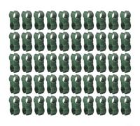 MoSundi 50Pcs Plant Support Clips Adjustable Plastic Pole Connector Fits 11mm 16mm 20mm Poles Indoor Outdoor Garden Use(16mm)