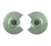 MoSundi 6inch Bench Grinder Wheel Protective Cover - Inner & Outer Safety Guard for 150 Type Grinding Machine, Iron Construction, Green