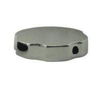 MoSundi 74Mm Brass Bathtub Knob With Brushed Finish And Rotating Feature For Managing Overflow And Water Flow