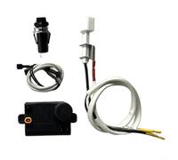 MoSundi 7642 Grill Pushbutton Ignition Kit Complete with Module Switch and Hardware for WEBER for SPIRIT Gas Grills 200/300 Series Models E-210 to E-315