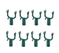 MoSundi 8 Pcs Aluminium Alloy Tree Branch Supports, Sturdy Fork Crutch for Fruit Trees Young Plants, Green Garden Stake to Prevent Wind Snow Damage, 9.2x5.9cm