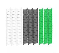 MoSundi 9 PCS Plastic Tree Trunk Protectors Set, Weather Resistant Spiral Wrap Guards For Saplings And Mature Trees, Protects Against Deer, Rabbits And Garden Pests