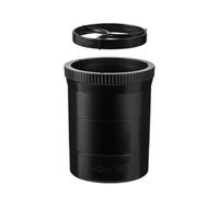 MoSundi Adjustable Height Moka Pot Coffee Distributor Leveler Tool for Even Extraction, ABS Dosing Funnel Base - for Funnels Under 68mm Diameter, Black