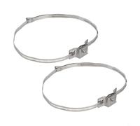 MoSundi Adjustable Metal Sign Mounting Bracket Kit Post Holder Support Clamp for Round Square Posts 4-15 Inch Diameter Road Sign Pole Installation Hardware