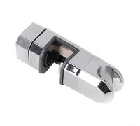MoSundi Adjustable Shower Head Holder Replacement, 360 Degree Rotation Fit 15-30mm Rail, Chrome Slider Bar Mount for Hand Shower(Silver)