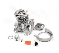 MoSundi Aluminium Alloy Cylinder Assembly GX35 140F Lawn Mower Engine, Includes Crankshaft & for Spark, Wear-Resistant 4- Brush Head for Replacement Part(A)
