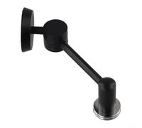 MoSundi Aluminum Coffee Puck Screen Stand, Foldable Espresso Distribution Tool Rack Storage Organizer with Magnetic Rack for 58mm 53mm 51mm Coffee Filters(Black)