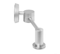 MoSundi Aluminum Coffee Puck Screen Stand, Foldable Espresso Distribution Tool Rack Storage Organizer with Magnetic Rack for 58mm 53mm 51mm Coffee Filters(Sliver)