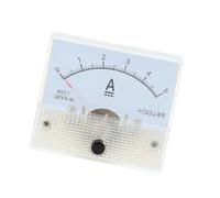 MoSundi Analog Panel for Meter Voltmeter Gauge DC 0-30V/50V 0-5A/10A 85C1 GB/T7676-98 for Automotive Circuit Detection, Transparent White 65mm x 56mm