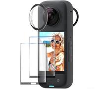 MoSundi Black Silicone Cover for Insta360 X3 Scratch Guard(Without frame)