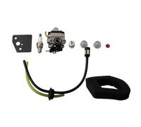 MoSundi Carburetor Repair Kit for BHX2500 BHX2500V EBH252U EBH253U ER2650LX 4-Stroke Trimmers Including Gasket Air Filter Fuel Line Filter Fuel Filter and Bulbs