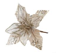 MoSundi Chic Glittery Poinsettias A Beautiful Way to Decorate Your Home or Event This Holiday Season ()