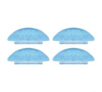 MoSundi Cleaning Cloth Pad for for Tikom L9000 for Lubluelu Sl60d Sl61 Robot Washable Wet Dry Mop Refill Reusable Replacement Parts(4 PACK)