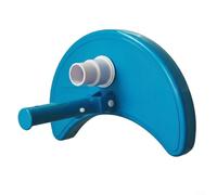 MoSundi Crescent-Shaped Pool Vacuum Head, for Standard 1.25 1.5 Inch Hoses, Efficient Semi-Circular Cleaner, for Pool Bottom and Corners, Blue