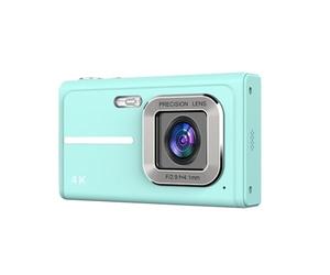 MoSundi Digital Camera 48MP 1080P Video Recording with 2.4 Inch HD Screen, 5x Digital Zoom, Auto Focus, for Travel and Everyday Use, Black Blue