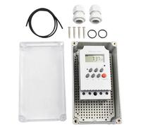 MoSundi Digital Timer Switch 230VAC 30A with IP65 Waterproof, 99 Cycles per Day On/Off Control for Street Lights Neon Signs Audio Heating