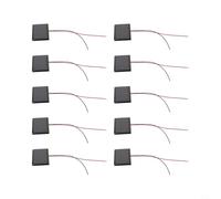 MoSundi DIY 0.3W Solar Panel Module 5V 60mA Polysilicon with Wire for Small Devices, Portable Renewable Energy Solution, Black 68x37mm(10pcs)