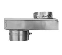 MoSundi Dryer Exhaust Pipe with Periscope Design for Flexible Installation, Heat-Resistant Stainless Steel Vent Hose to Prevent Folding and Clogging, 23 x 14 x 15 cm