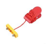 MoSundi Dual Insert Treadmill Safety Key 53x16mm, 33mm Spacing Stop Switch, for Gym and Home Cardio Equipment, Wear-Resistant ABS Plastic Backup Key Red