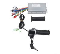 MoSundi Electric Bicycle Brushless Controller Kit with LCD Display Handlebar Throttle, Intelligent Cruise Control, Anti-Theft, Voltage Protection(36V48V)