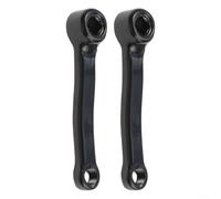 MoSundi Exercise Bike Crank Left or Right Iron Square Hole with 9/16 20 Round Hole for Pedal Mounting Compatible with Indoor Sports Bikes(left + right crank)