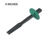 MoSundi Flat Masonry Chisel for Concrete, Brick and Stone - Heat-Treated Chromium Vanadium Steel, Rust - Ergonomic Shock-Absorbing Handle - 6/8/10/12 Inch