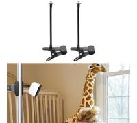 MoSundi Flexible Camera Bracket for EufyCam 2C/2C Pro/3/3C and Ring Cameras, Gooseneck Mount with 14-Inch Screw Hole, No Tools Required, Metal Construction, Indoor Outdoor Use, 2 Pack