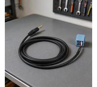 MoSundi FOR BLAUPUNKT 8 Pin to 3.5mm AUX Cable Auto Radio Audio Input Adapter Interface Cable 150cm