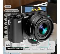 MoSundi High Resolution Digital Photography Camera 64MP Sensor With 16X Digital Zoom, 4K Video, LED Fill Light, And Anti Shake Technology For Stable Photos(Black)