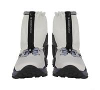 MoSundi Hiking Gaiters, Waterproof Trail Low Gaiters with Elastic Fit and Anti-Slip Rubber Band for Running Hiking Cycling Snow Walking(gray)