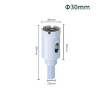 MoSundi Hole Cutter for Porcelain Tiles Granite Marble Concrete Tile Glass Hard Plastic, 20-55mm Diamond Core Bit with Hex Shank, Wet/Dry Use