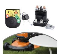 MoSundi Ignition Switch Module and Starter Solenoid Relay for CUB CADET XT1, XT2 and CRAFTSMAN Lawn Mowers and Tractors, 725-06153A