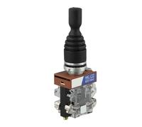 MoSundi Joystick Switch Controller 2NO Momentary 150/250/600V 15A/10A/4A for HKL-C22 22mm Panel Mount with Oil- Rubber Bushing