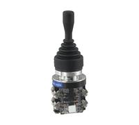 MoSundi Joystick Switch Controller 4 Way 1NO Momentary 150/250/600V for HKA1-41Z04, Black, 145 x 49mm, Screw Terminal, Panel Mount 30mm