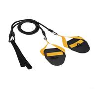 MoSundi Land Swimming Trainer, Resistance Bands with Adjustable Resistance Band and Detachable Paddles for Swimming Triathletes Muscle Training(Blue 40lb)