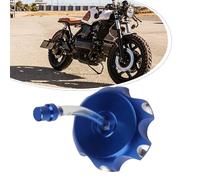 MoSundi Motorcycle Fuel Tank Cap Cover for Most Models, CNC Aluminum Alloy Filler Oil Cap for Motorcycle - Black/Silver/Gold/Red/Green/Blue